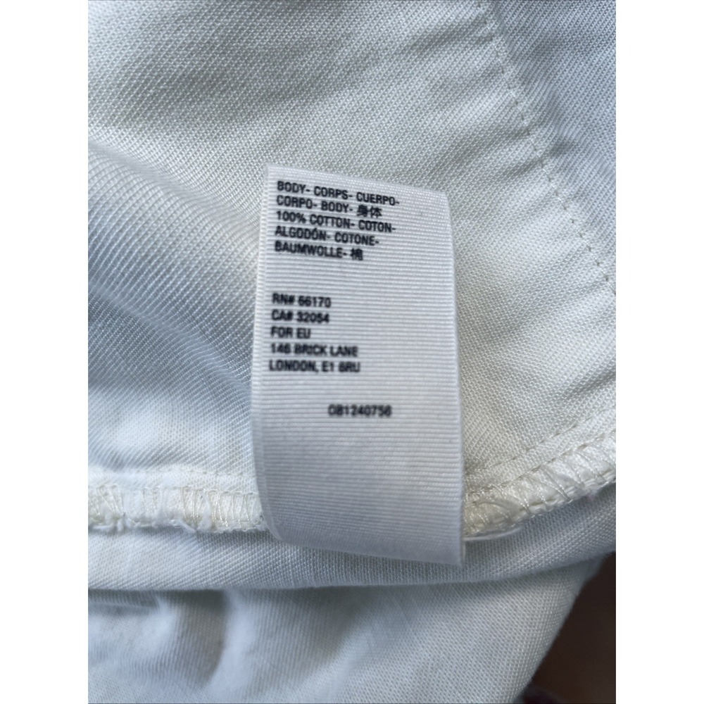 Free People Imogene Cream Denim Ruffle Mini Jacket Dress With Pockets Small - Picture 7 of 7